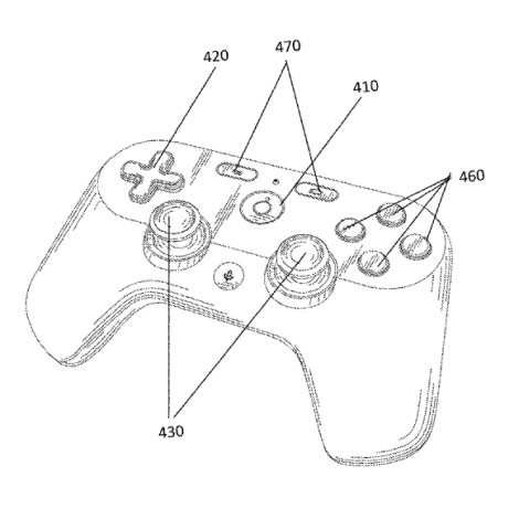最近披露的专利展示了谷歌首款游戏手柄